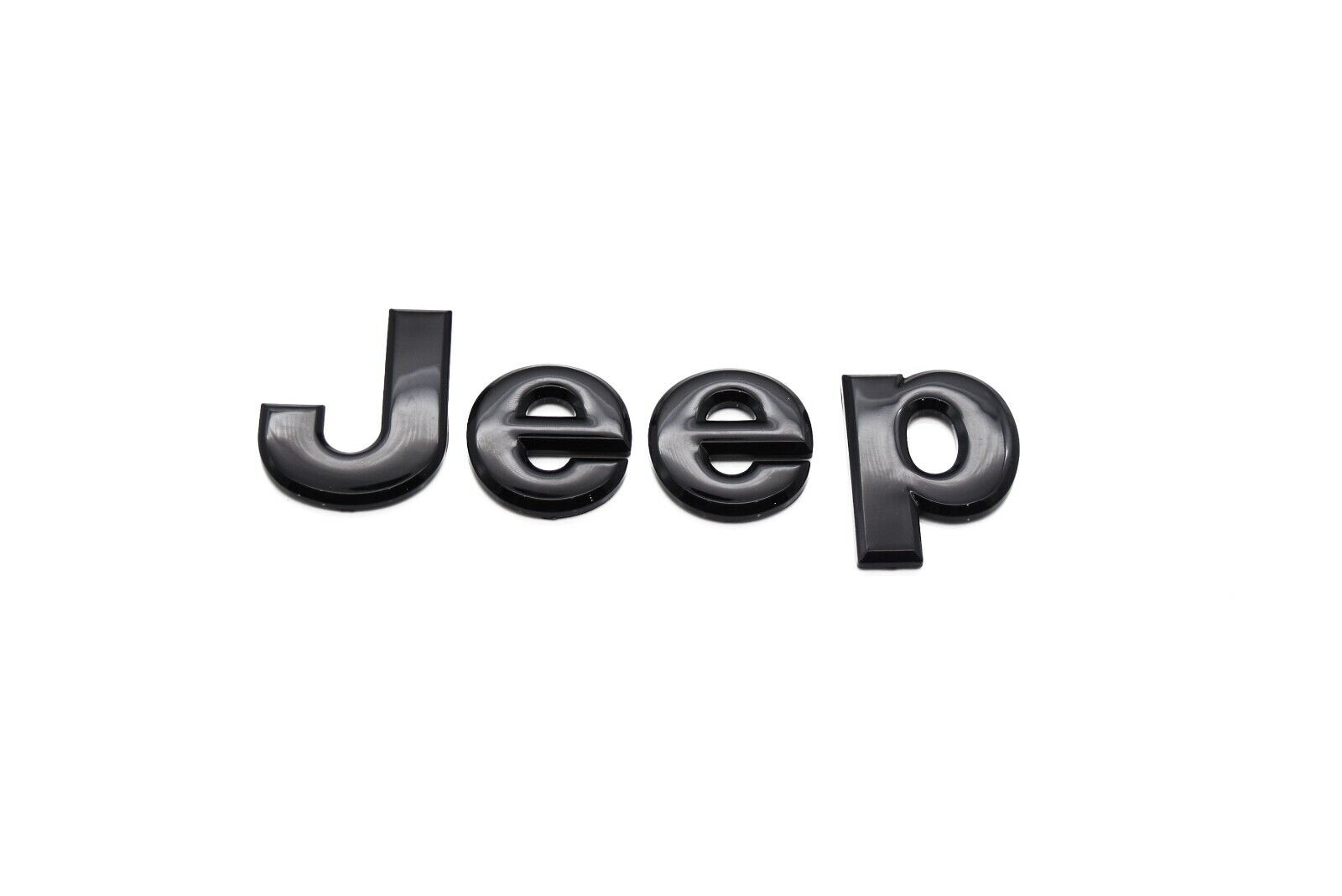 11-19 Jeep Grand Cherokee GLOSS BLACK JEEP HOOD EMBLEM NAMEPLATE OEM NEW MOPAR