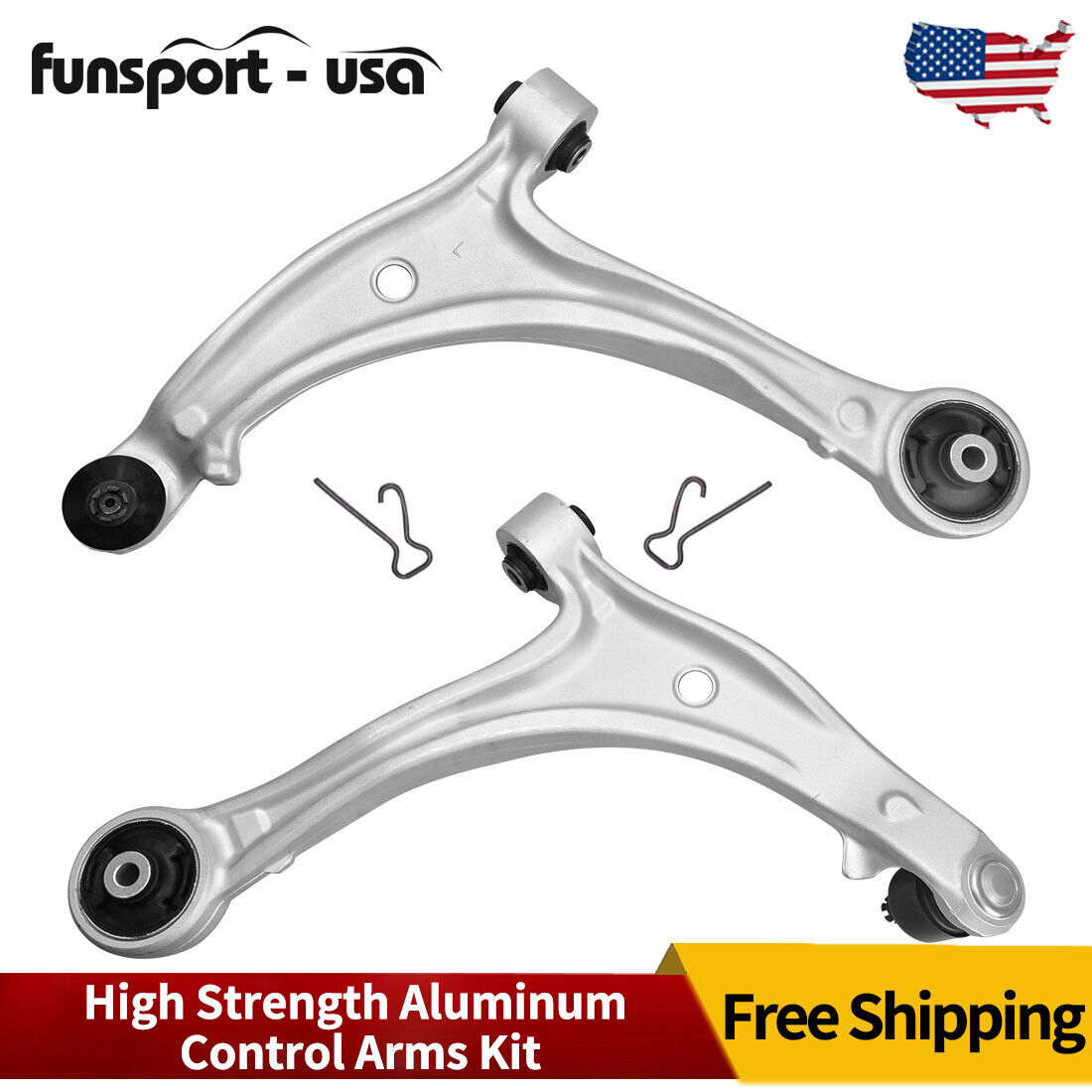 For 05-10 Honda Odyssey Aluminum Front Lower Control Arm + Ball Joint Assembled