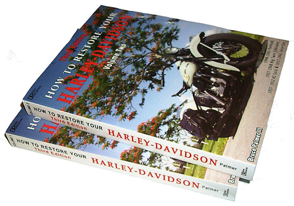 'NEW' 3rd Edition 2 Book Set HOW TO RESTORE YOUR HARLEY-DAVIDSON by Bruce Palmer