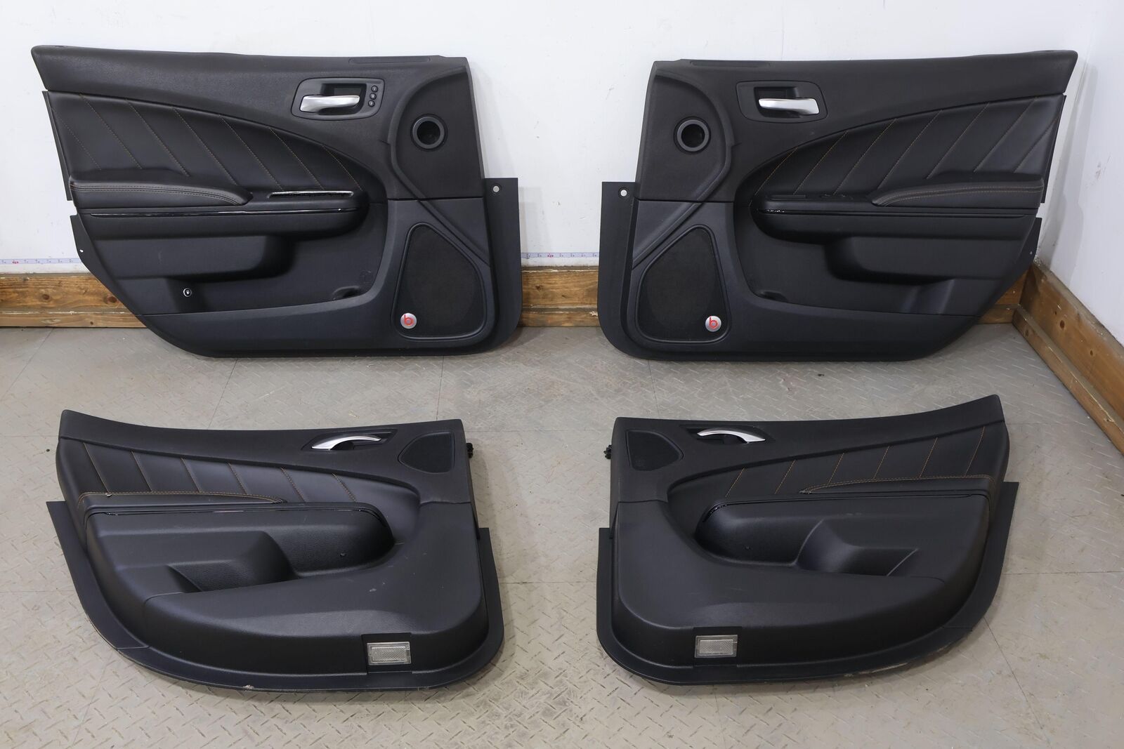 15-18 Dodge Charger R/T Daytona Set of Interior Trim Panels (Black YLKX) Notes