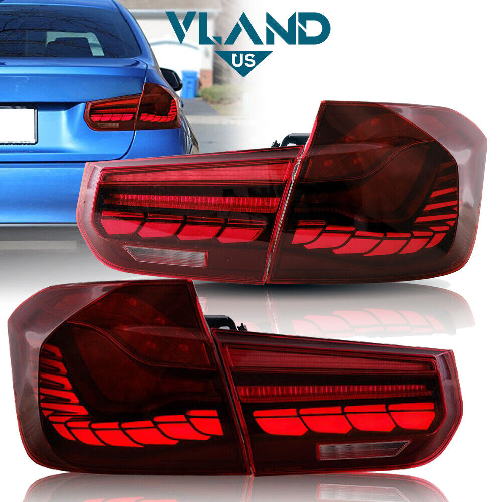 VLAND For BMW M3 Series F30 F35 F80 2012-2018 OLED Tail Lights w/Startup Dynamic