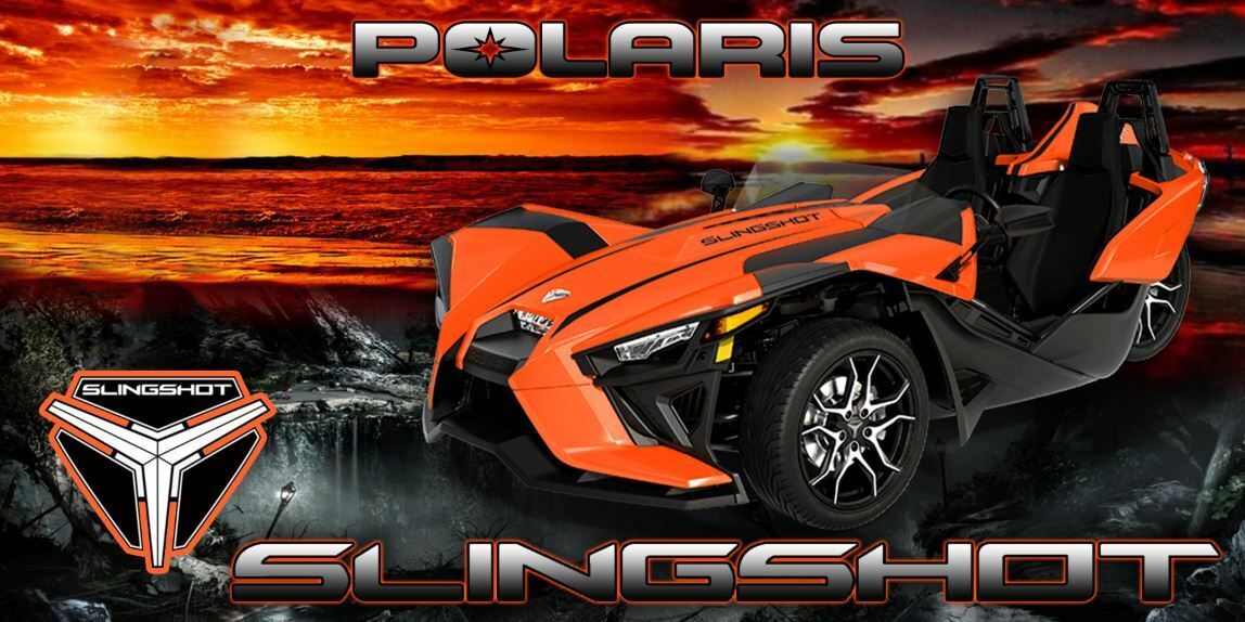Polaris SLINGSHOT S, SL, SLR, R, Grand Touring Garage Vinyl Banner Sign