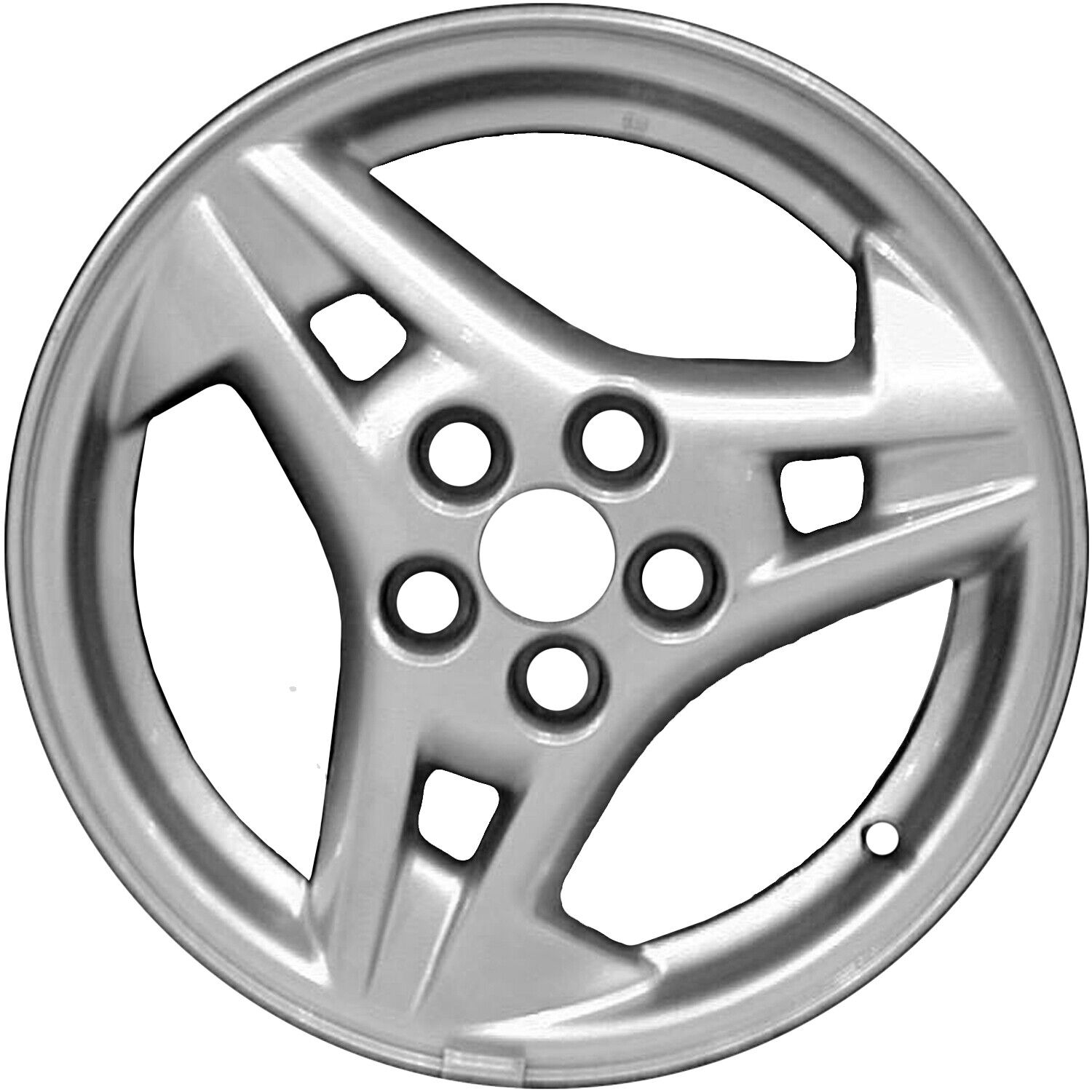 Reconditioned 15x6 Painted Silver Wheel fits 560-06560