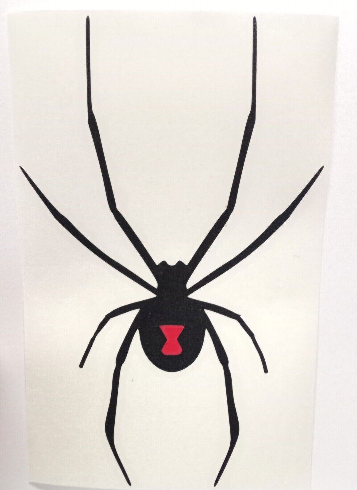 Black Widow Spider Vinyl Decal Car Truck SUV Laptop LARGER SIZES NOW AVAILABLE
