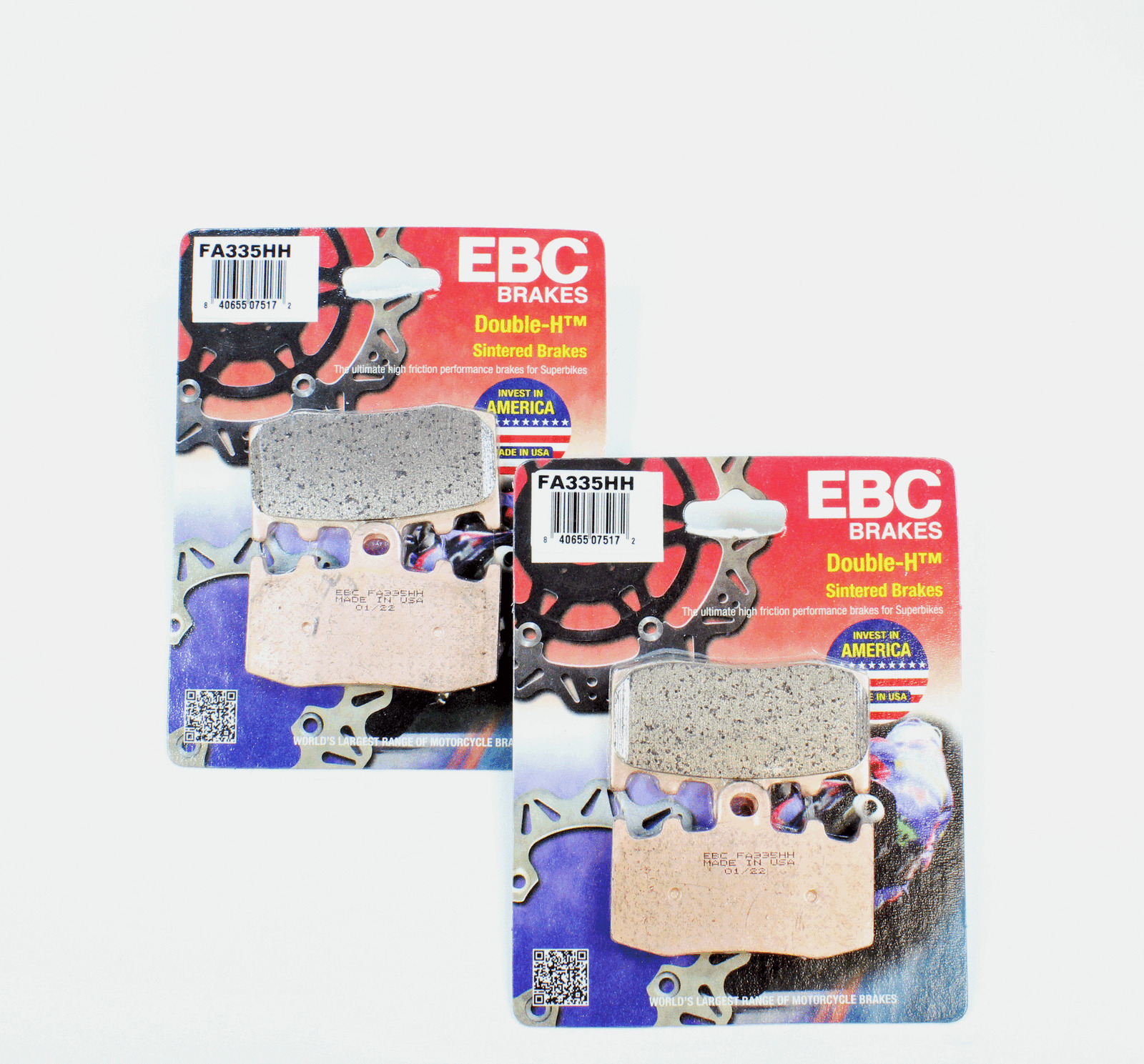 EBC HH Sintered Brake Pad Set for 2002-2013 BMW R 1200 GS Performance Front