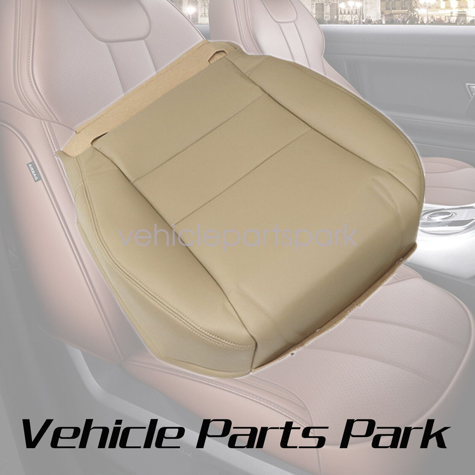 For 2003-2007 Honda Accord 4-Door EX SE LX Driver Bottom Leather Seat Cover Tan