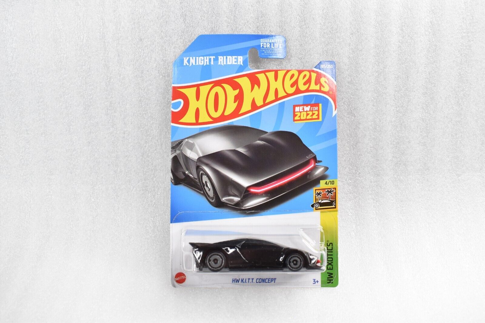 2022 Hot Wheels Knight Rider HW K.I.T.T. KITT Concept HW Exotics 185/250 4/10