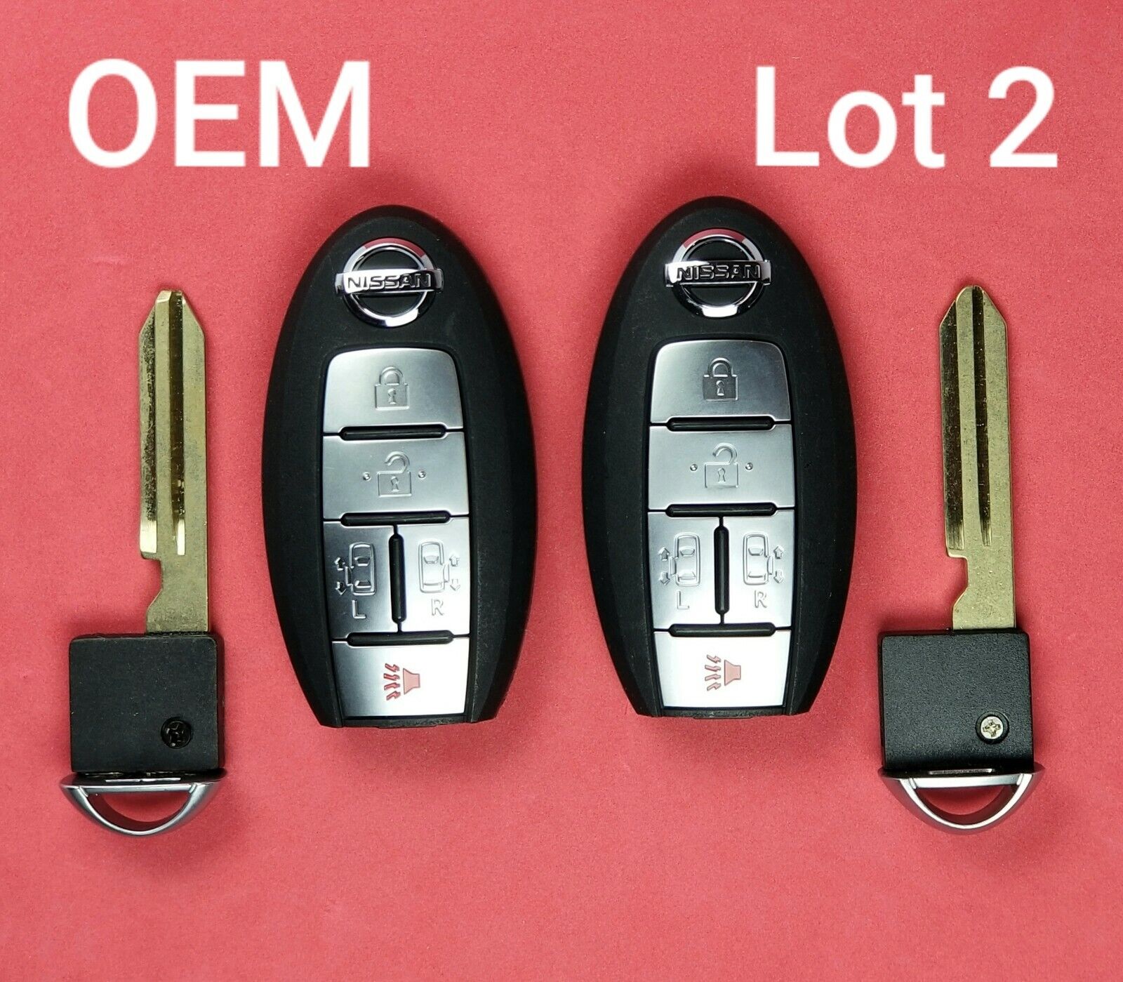 CWTWB1U818 - Lot 2 OEM 2011 - 2017 Nissan Quest Smart Key Prox 5B Power Doors
