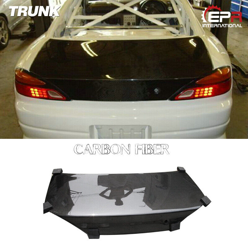For Nissan Silvia S15 OE-style Carbon Fiber Rear Trunk Boot Lid Part Bodykits