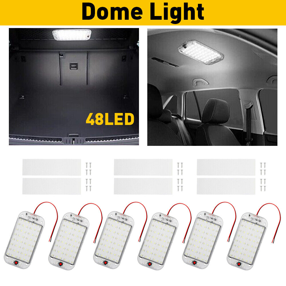 6 Pack 12V Led RV Ceiling Dome Light Interior Lighting LED for Trailer Camper RV