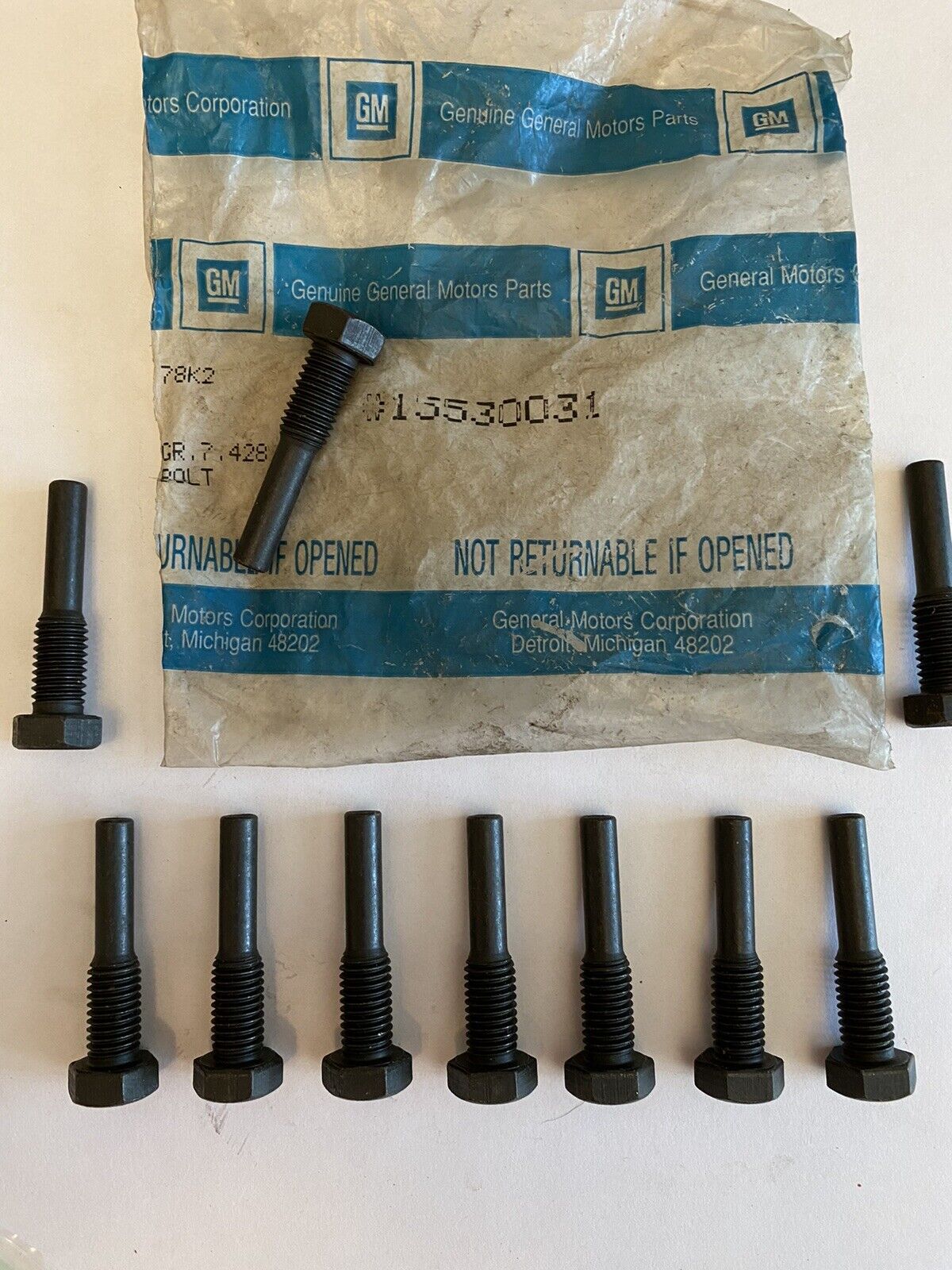 NOS 1984-93 Chevy S10 Truck Blazer Jimmy 4x4 Front Torsion Bar Retainer Bolts
