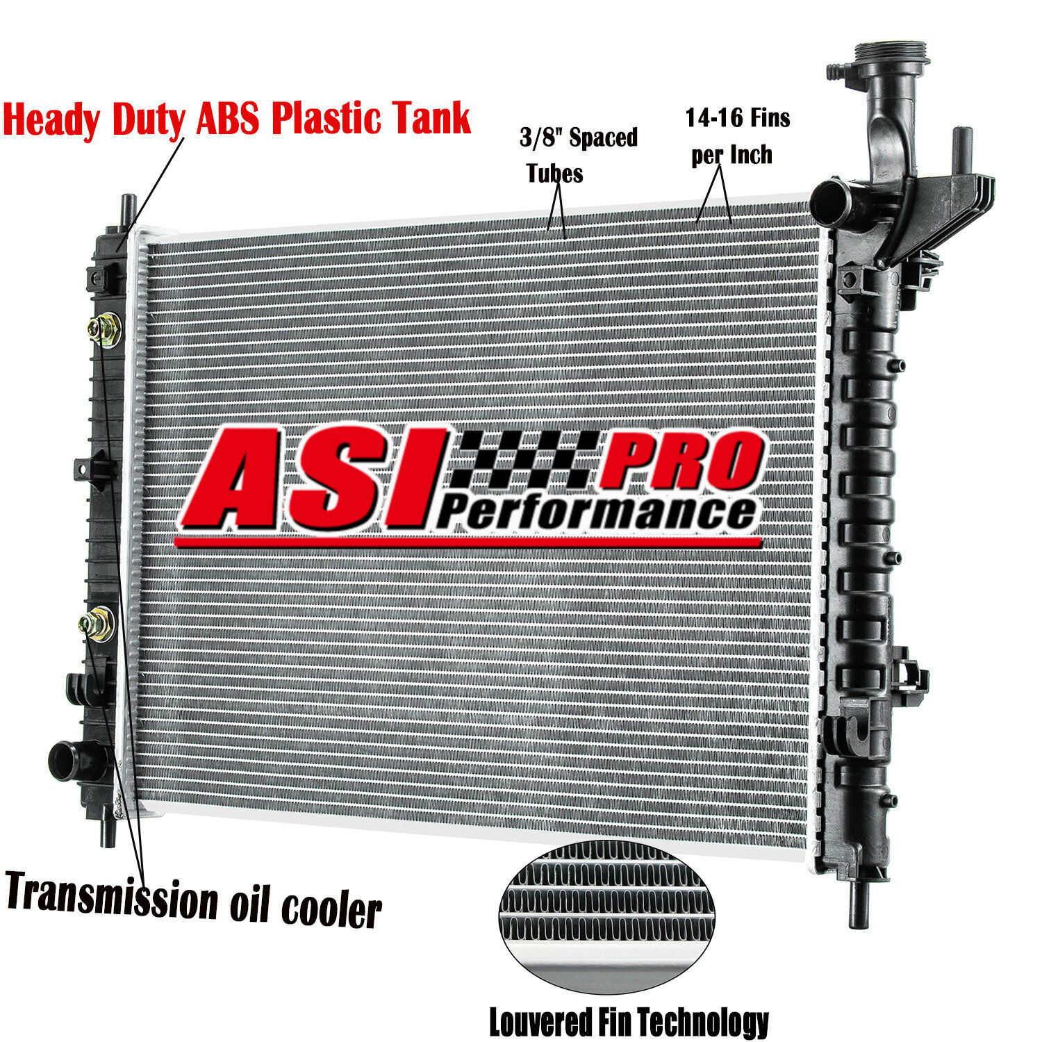 Aluminum Core Radiator For 2007~16 Chevy Traverse GMC Acadia Saturn Outlook 3.6L