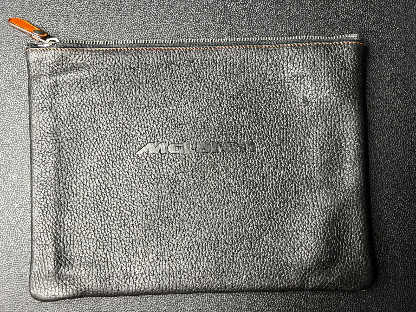 McLaren Leather owners manual holder hand made by Ghurka for McLaren 
