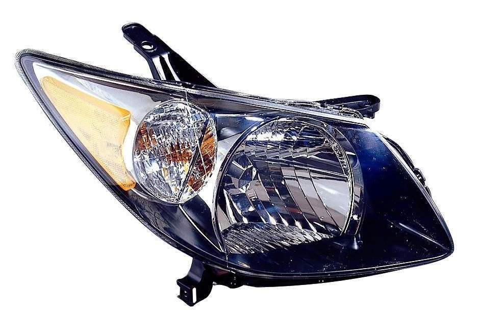 For 2003-2004 Pontiac Vibe Headlight Halogen Passenger Side