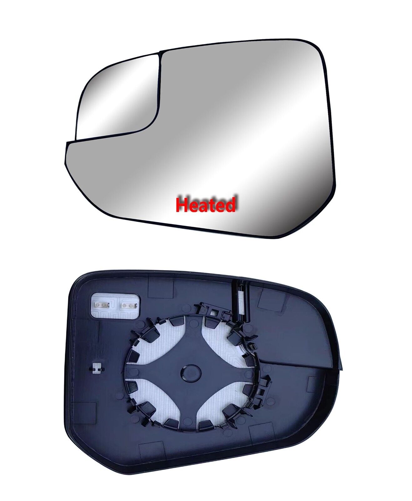 Driver Left Side Mirror Glass Heated for Ford Transit Connect from 2014 to 2023