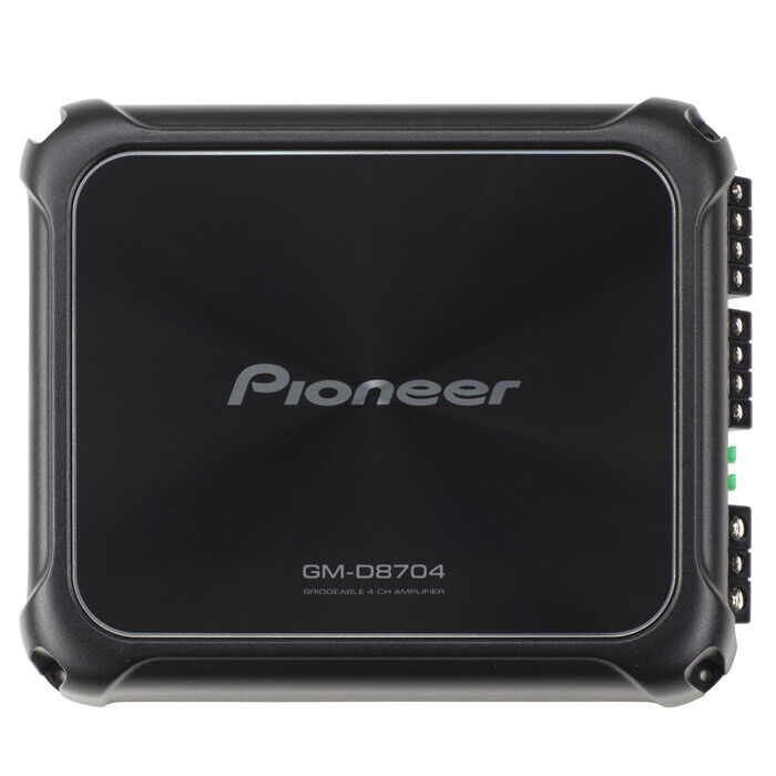 Pioneer GM-D8704 RB 1200 Watt 4/3/2-Channel Class D Amplifier With Bass Knob