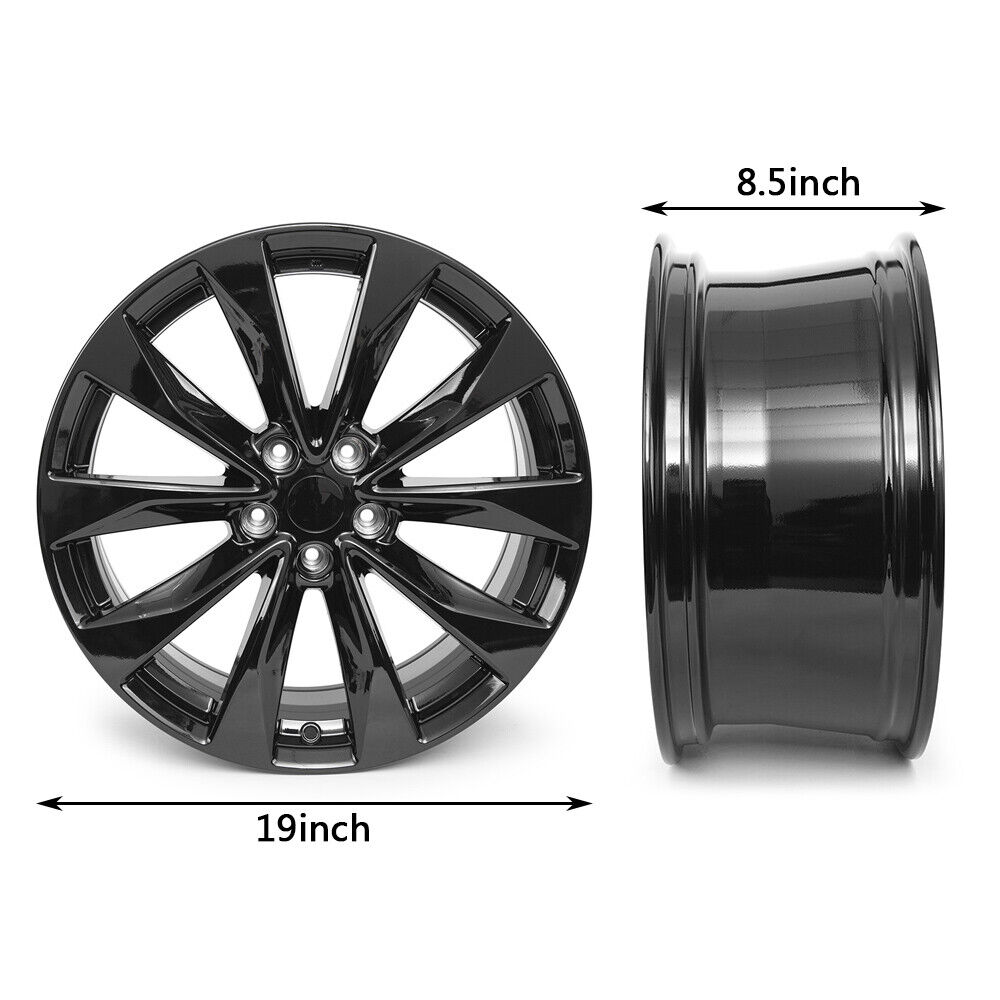 New 19inch Black Alloy Wheel Rim Fit for 2016-2022 Nissan Maxima Replacement USA
