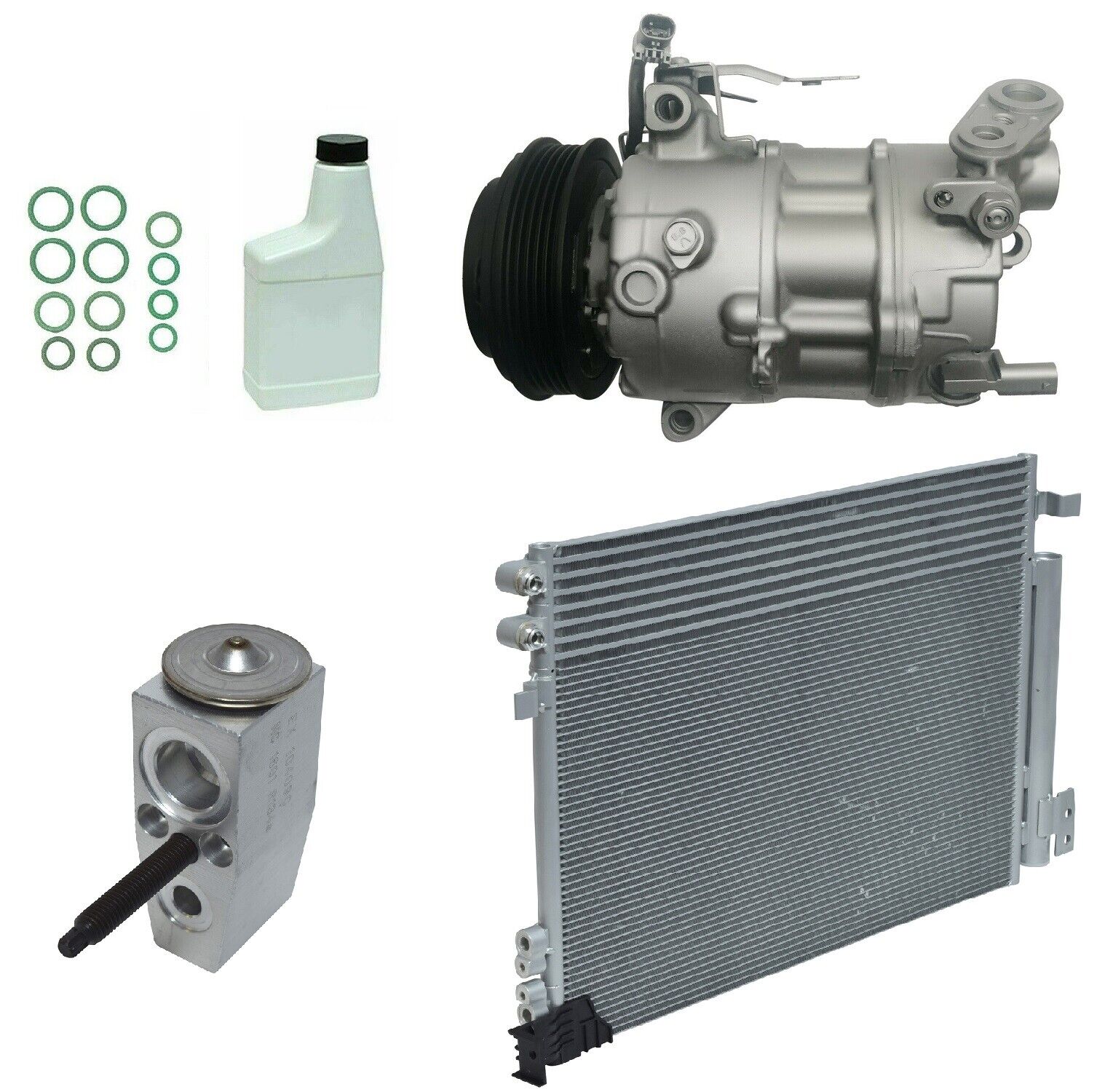 RYC Remanufactured Complete AC Compressor Kit AC69 (AAGG333) With Condenser