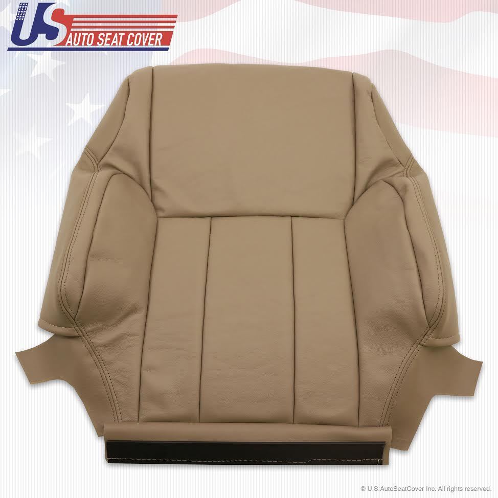 For 1996-02 Toyota 4Runner Driver Top Upper lean back Leather Seat Cover OAK Tan