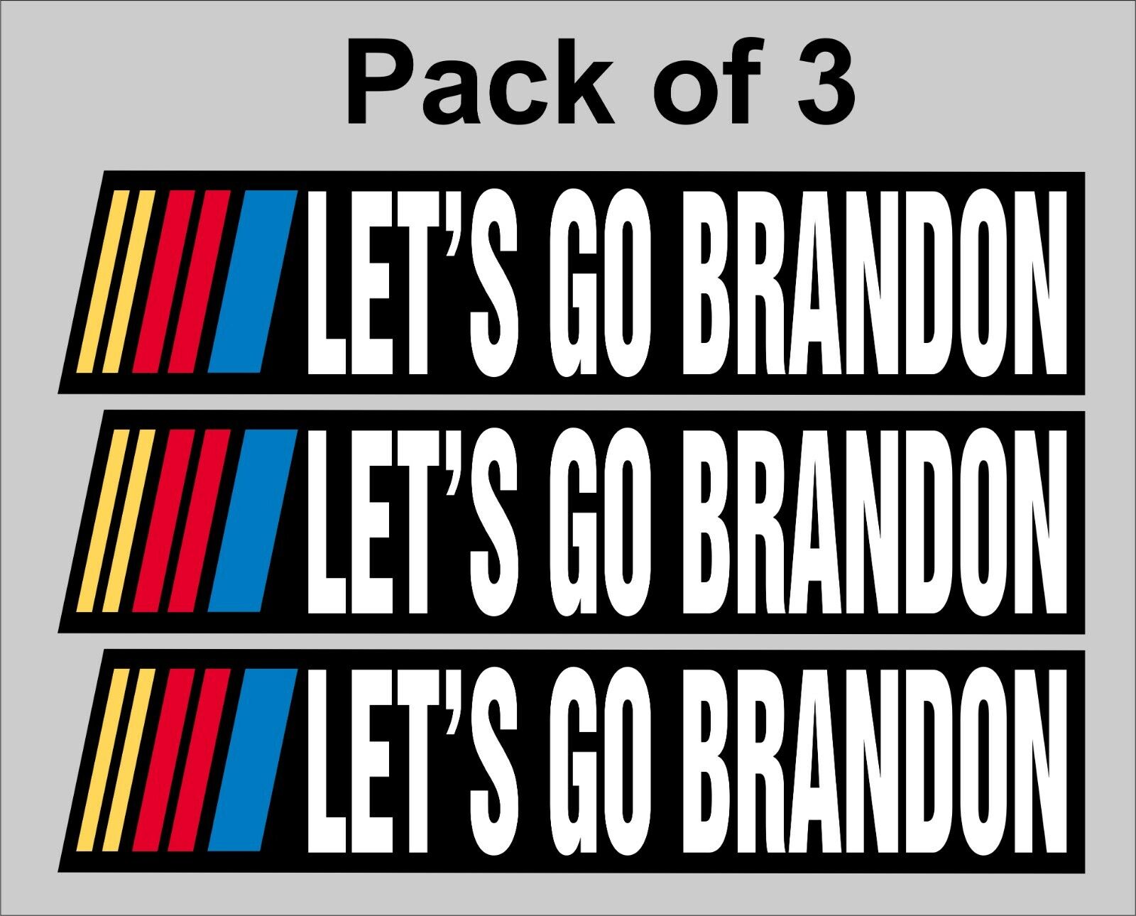 3 - Let\'s Go Brandon #FJB Vinyl Decal Sticker Save America 7\