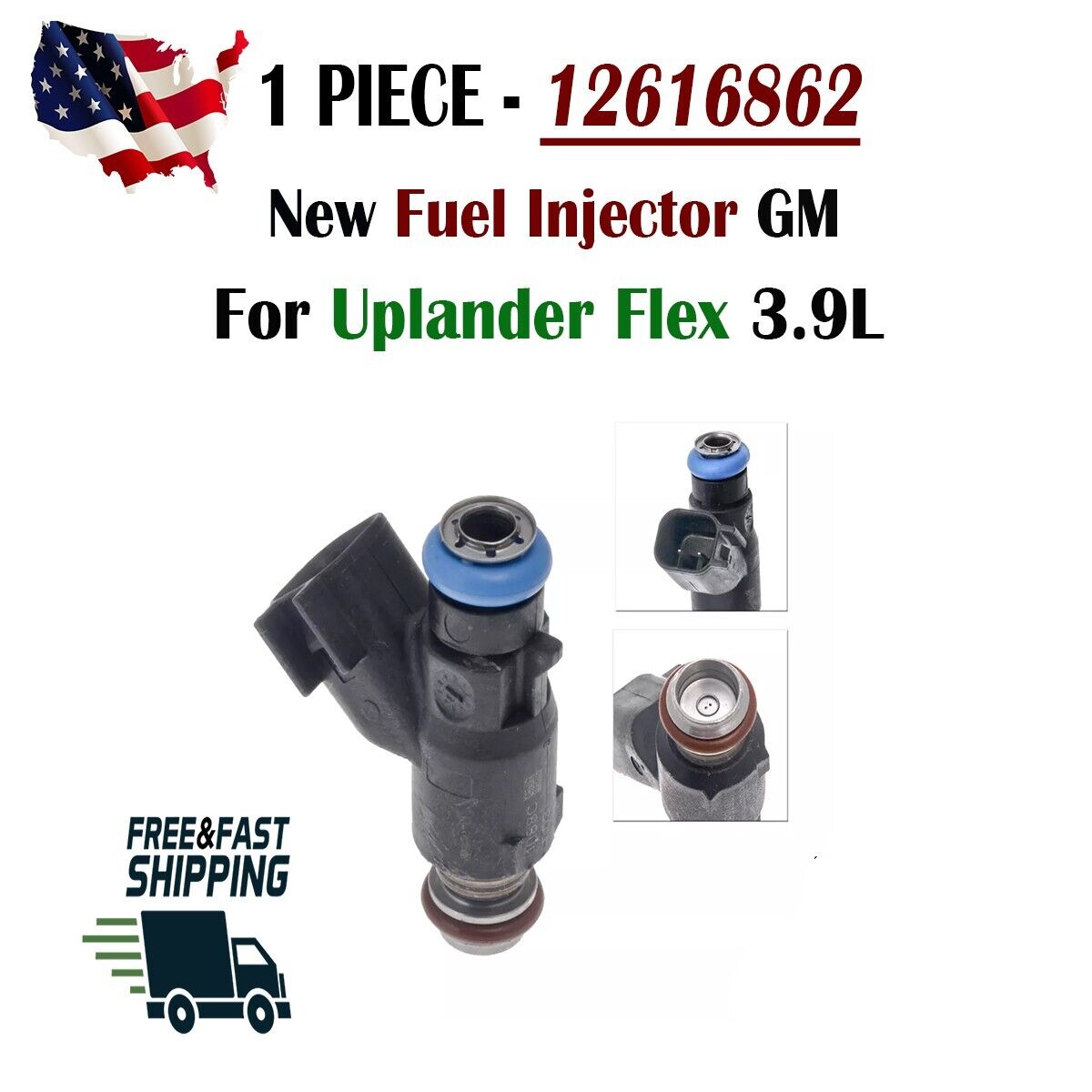 Fuel Injector GM 12616862 For Uplander Flex 3.9L
