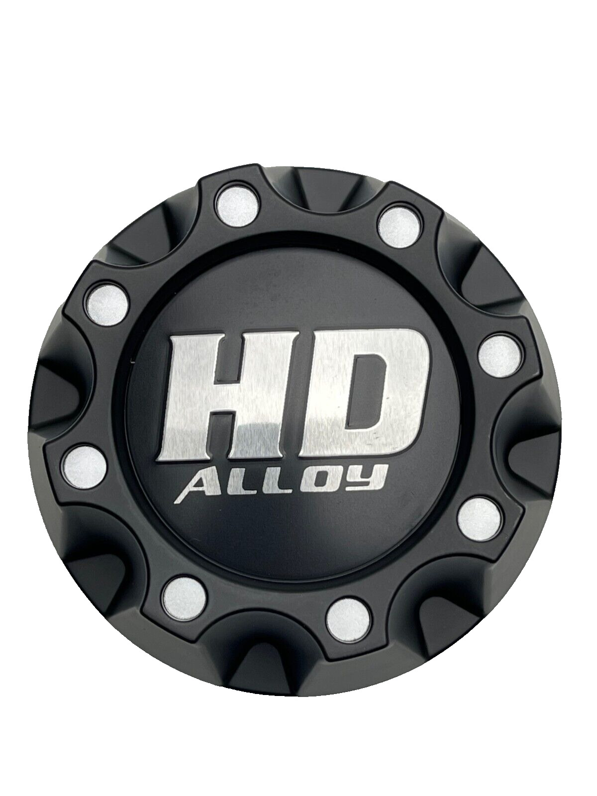 HD Alloy Matte Black Snap In Wheel Center Cap 311139 311139-FB+HD59501FB