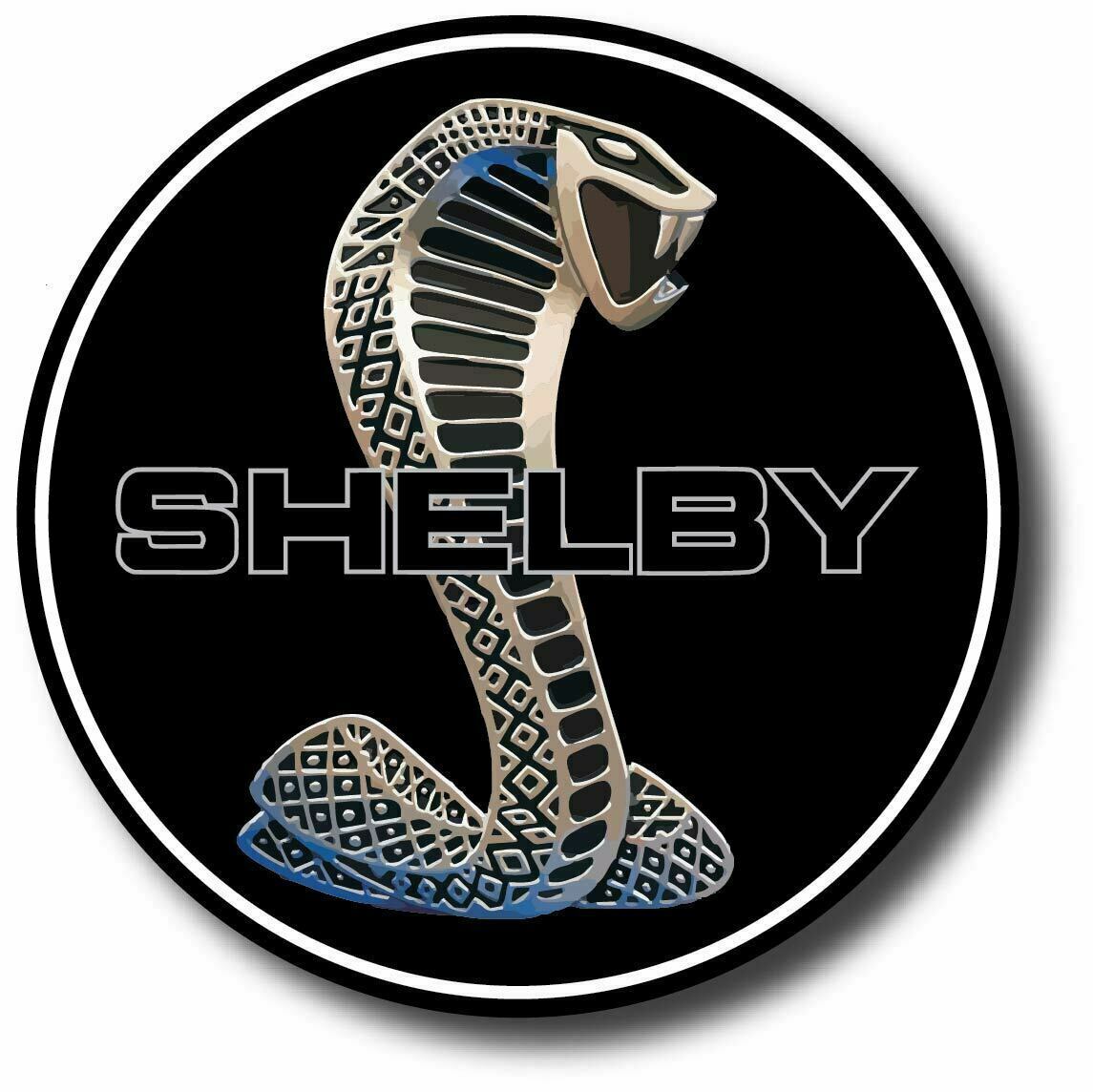 Magnetic SHELBY COBRA FORD GT MUSTANG AMERICAN car decal - MAGNET (4\