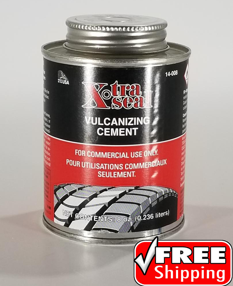 Xtra Seal 14-008 Chemical Vulcanizing Cement/Glue 8oz Tire Repair PIN-