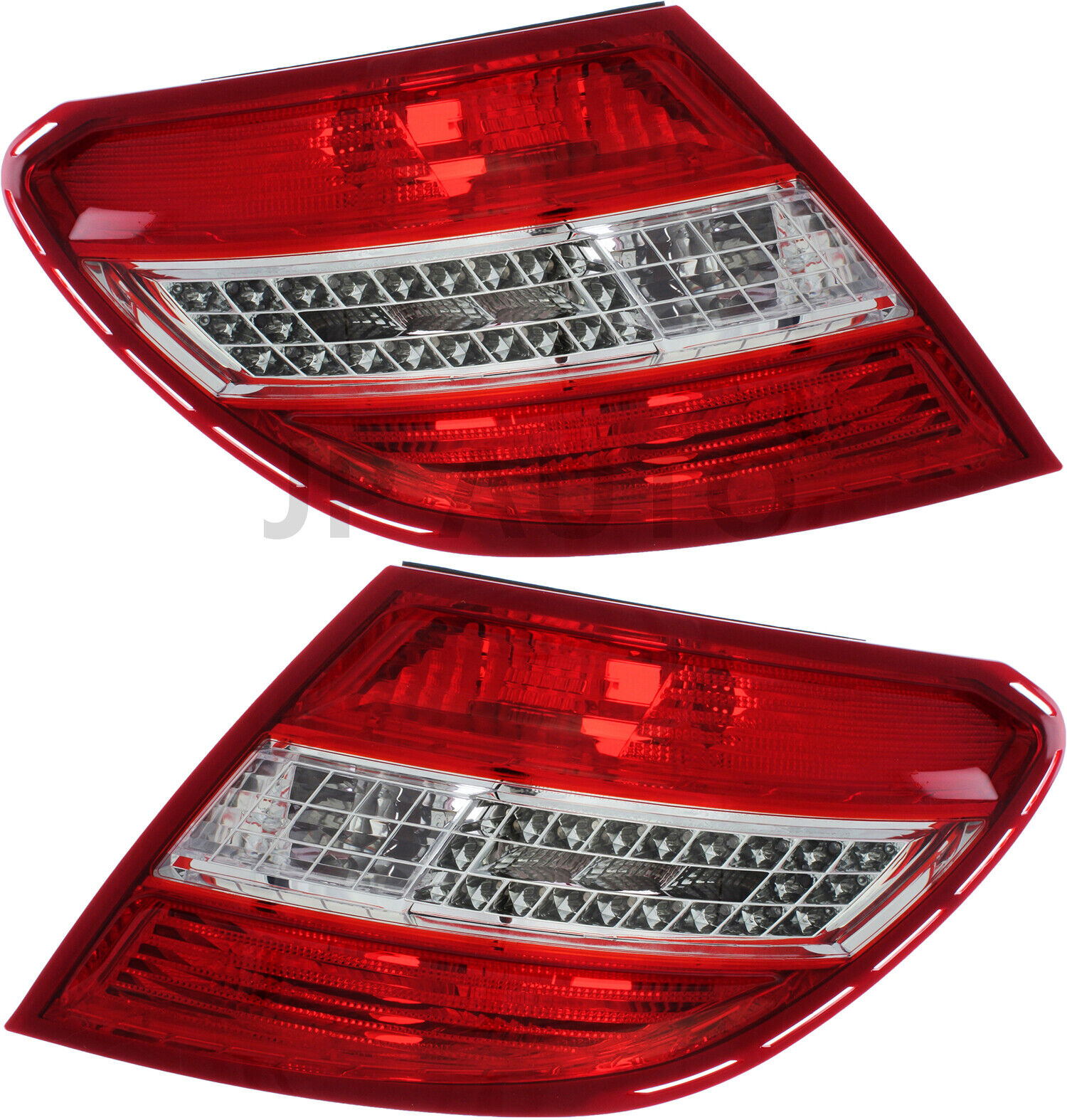 For 2008-2011 Mercedes Benz C Class Tail Light LED Set Driver and Passenger Side