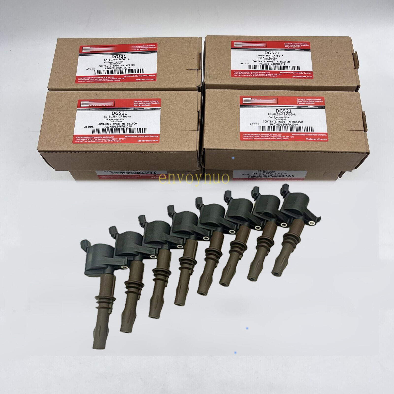 New 8PC Ignition Coils For 08-17 Motorcraft Ford 4.6L 5.4L DG521 8L3Z-12029-A