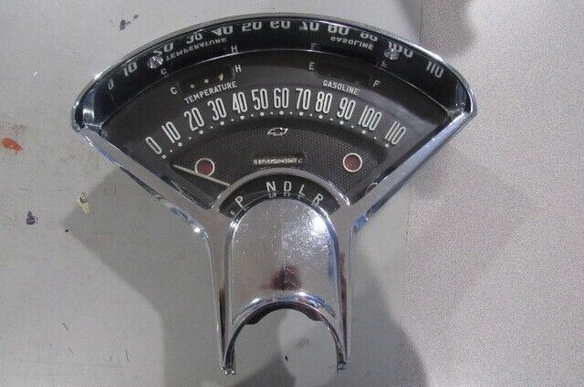 1955/56  Chevy Speedometer Gauge Automatic