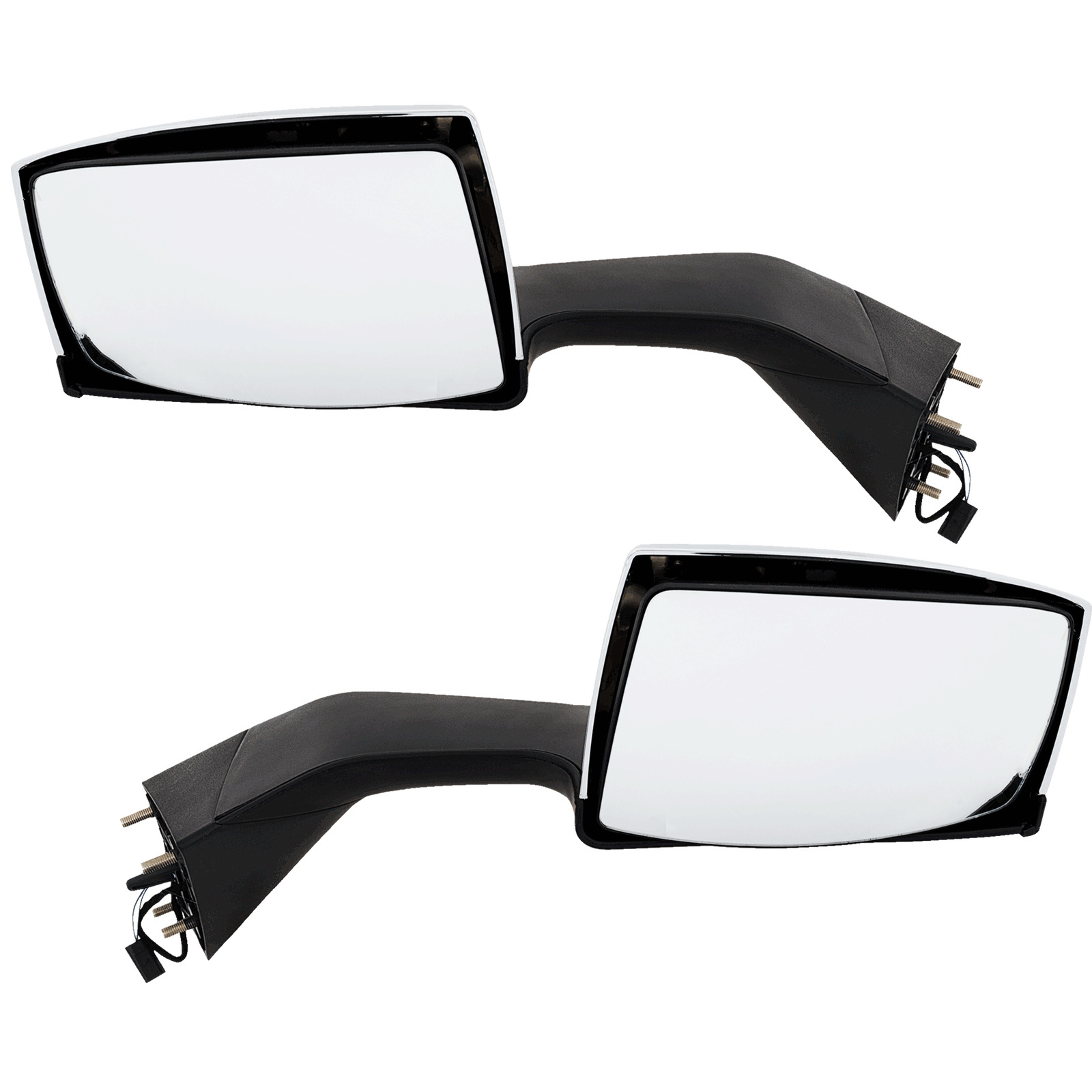 Pair Set of 2 Mirrors Driver & Passenger Side Heated Left Right for Volvo VNL