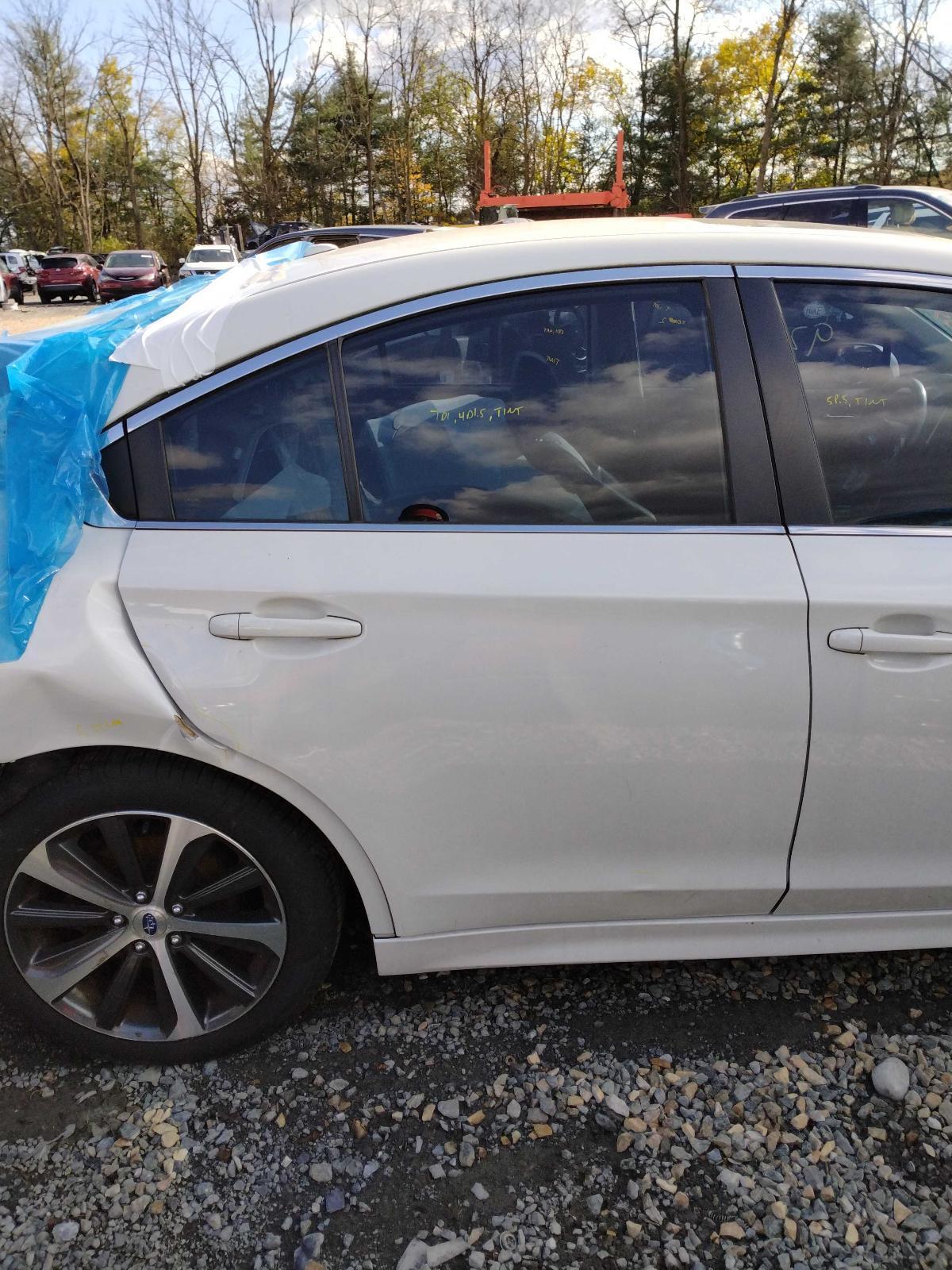 Used Rear Right Door fits: 2015 Subaru Legacy electric Sdn Rear Right Grade C