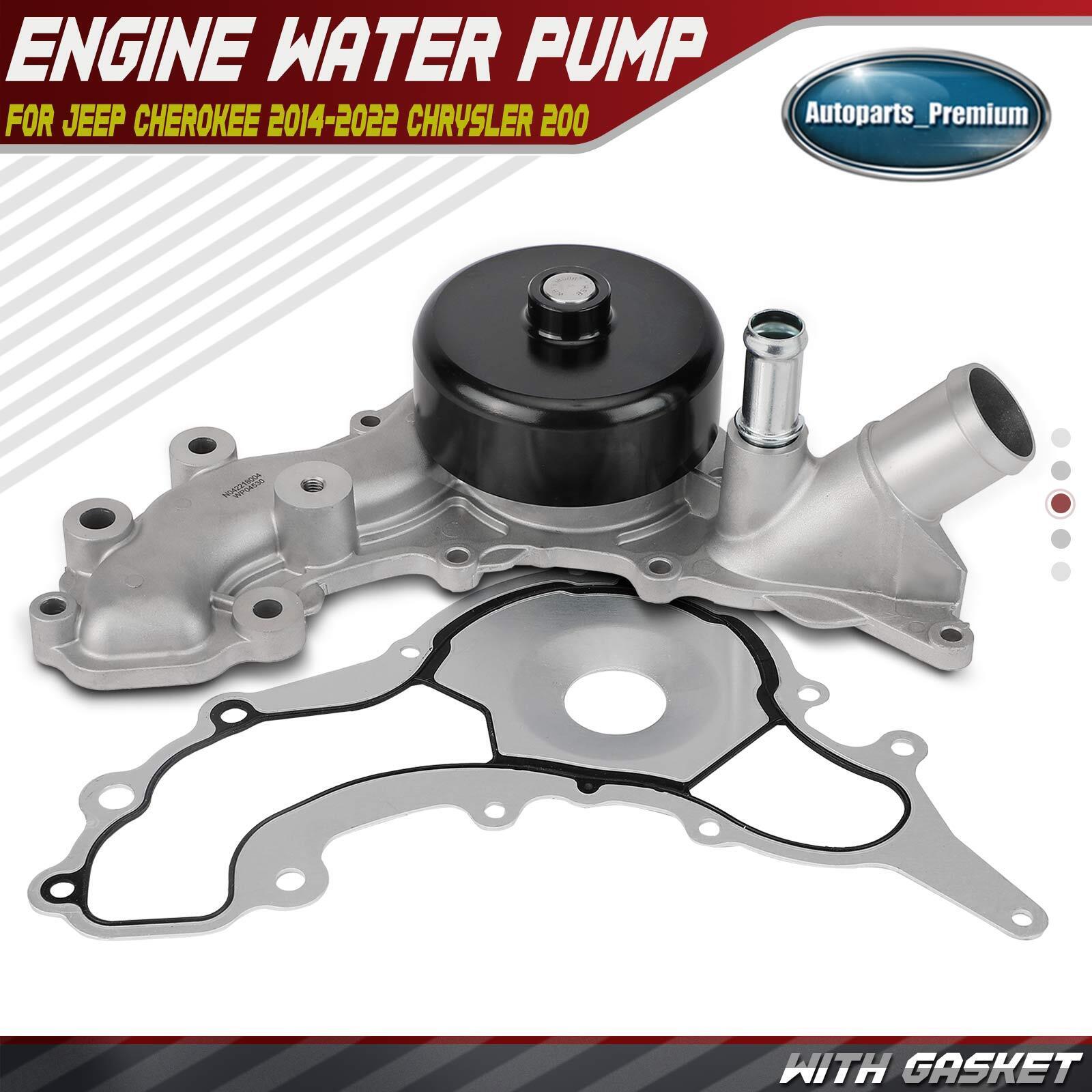 Engine Water Pump for Jeep Cherokee 2014-2022 Chrysler 200 2015-2017 3.6L 3.2L