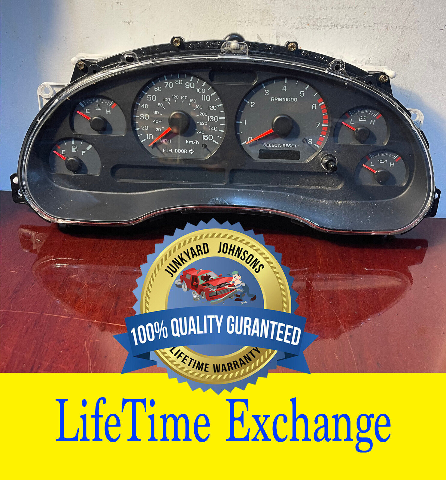 ✅99-04 FORD MUSTANG GT 150MPH INSTRUMENT GAUGE CLUSTER ASSEMBLY
