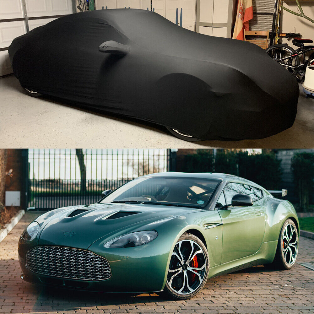 For Aston Martin V12 V8 Vantage Indoor Car Cover Stretch Satin Scratch Dustproof