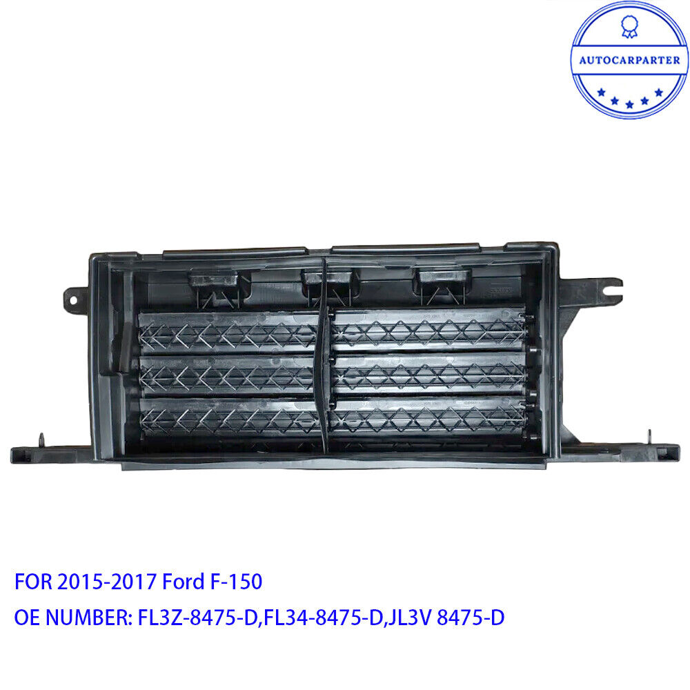 For 2015-2017 FORD F150 F-150 Front Lower Radiator Shutter Assembly W/O Motor