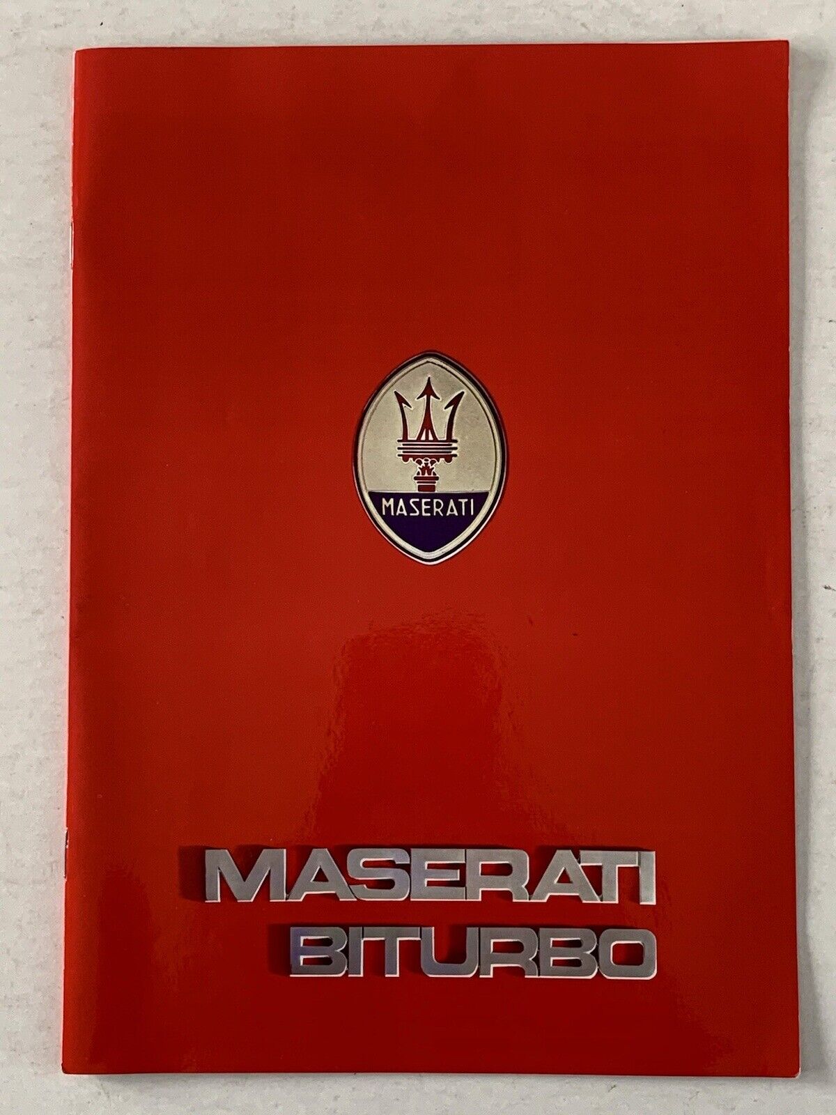 Early 1980\'s Maserati Biturbo Car Dealer Sales Promotional Brochure M119 English