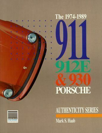 Porsche 911 Turbo 930  Restoration Authenticity Manual Guide Book 1974-1989