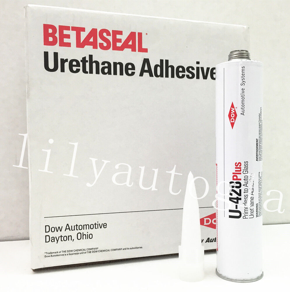DOW U-428+ Auto Glass Windshield Urethane Primerless Adhesive Glue Sealant 