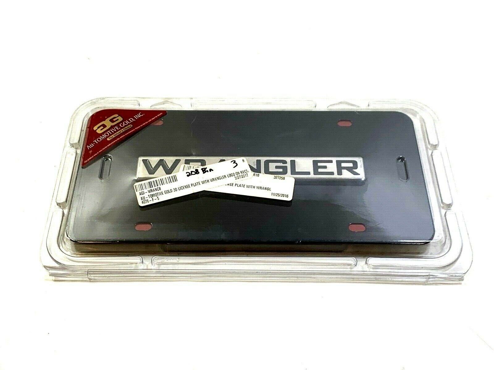 New License Plate Frame for Jeep Wrangler Au-tomotive AGI-WRANCB