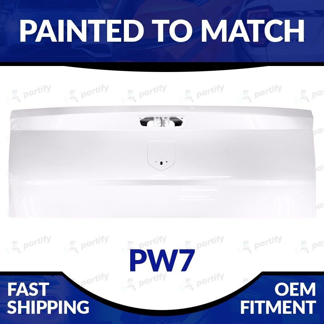 NEW Painted PW7 Bright White Tailgate For 2009-2018 Dodge RAM 1500/ 2500/ 3500