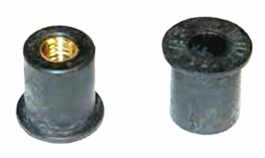 M6 Rubber Well Nut Universal Windscreen & Fairing 6mm 1/2\