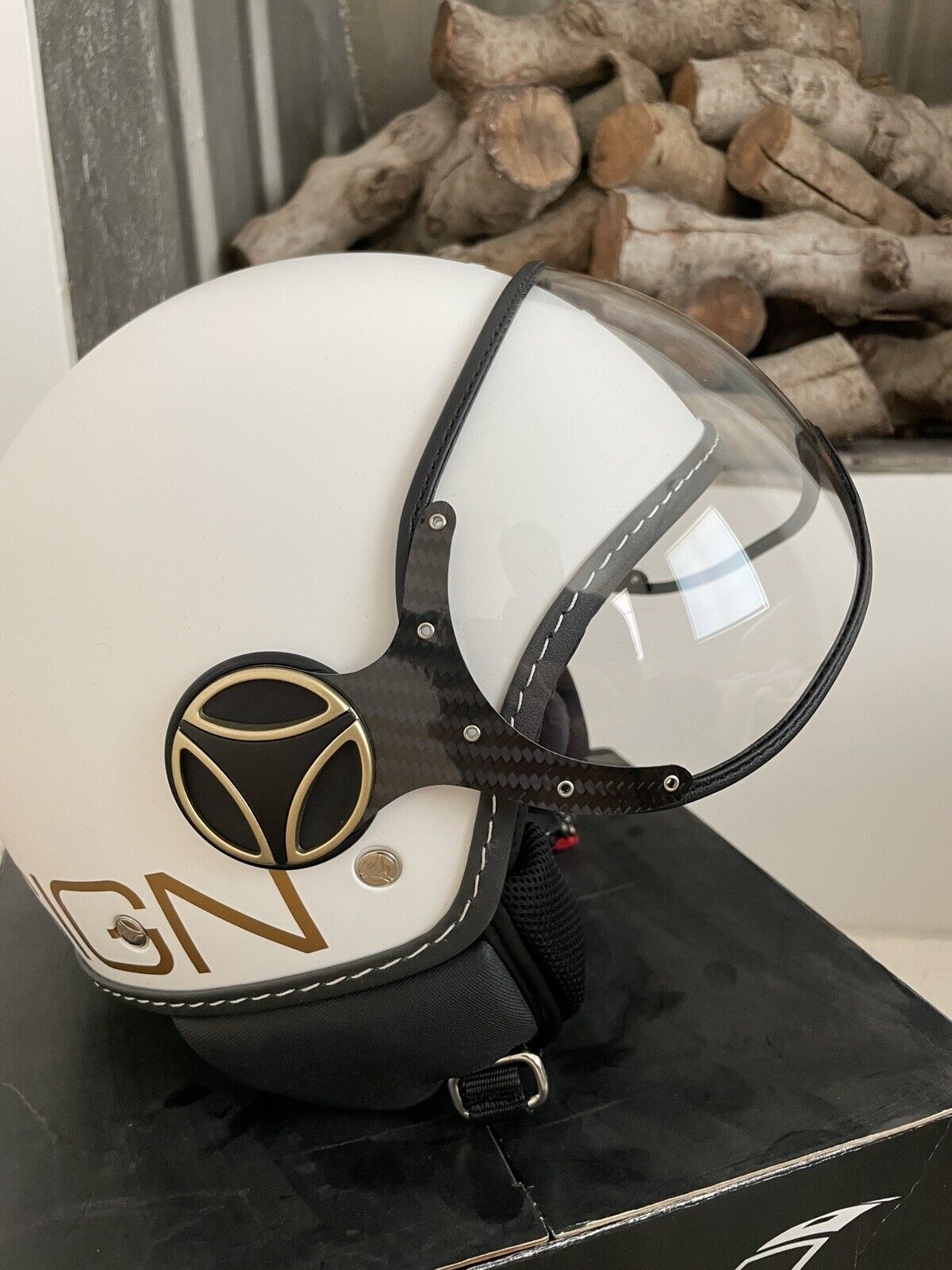 Momo Bianco Opaco - Motorcycle Helmet - Extremely Rare - Size S