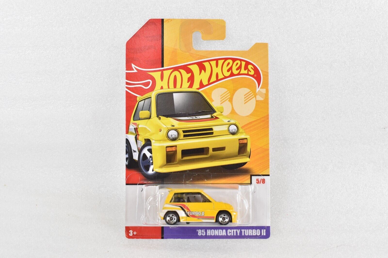 ❤️ Hot Wheels \'85 Honda City Turbo II 5/8 Yellow 80\'s