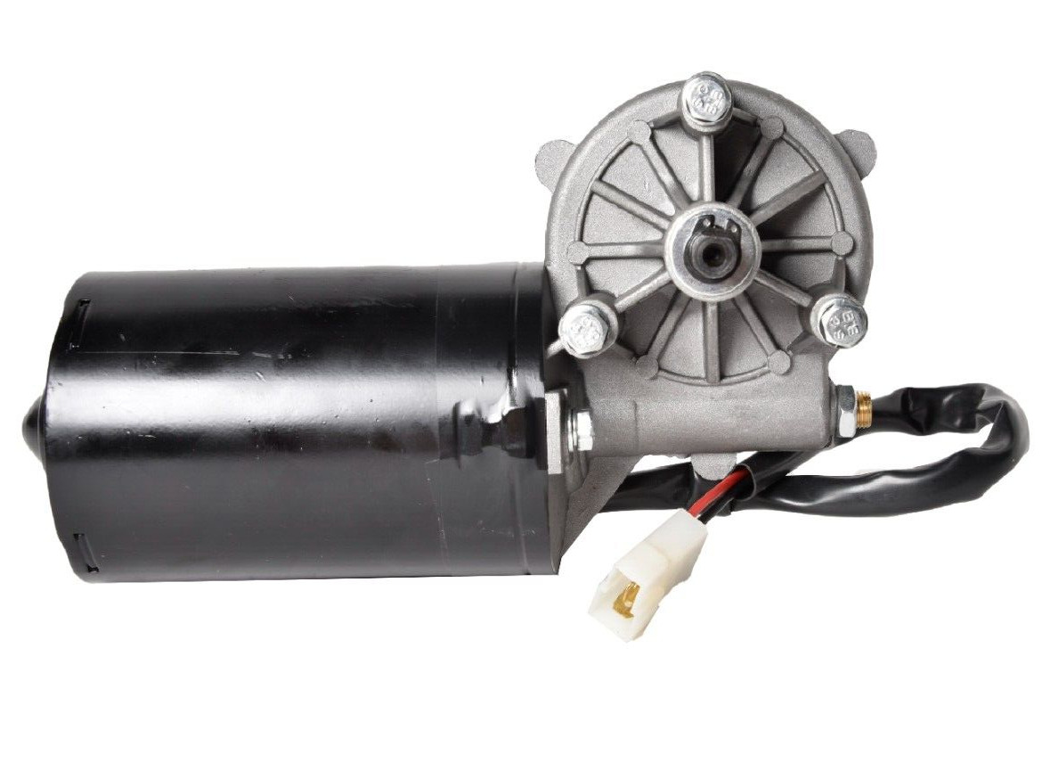 12V  Electric Worm Motor High Torque DC Wiper Left Angle Reversible 35 50 RPM