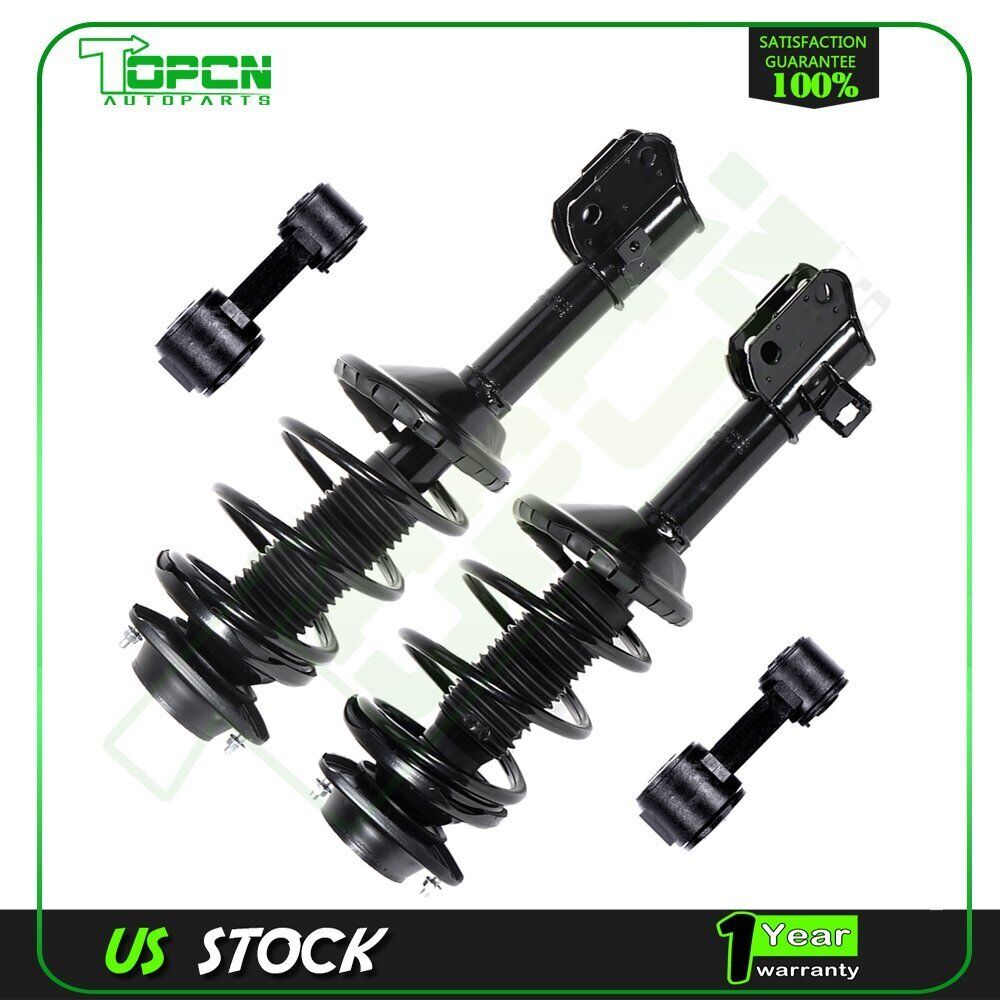 For Subaru Forester 98-02 4Pc Front Suspension & Strut Assemblies Sway Bar Links