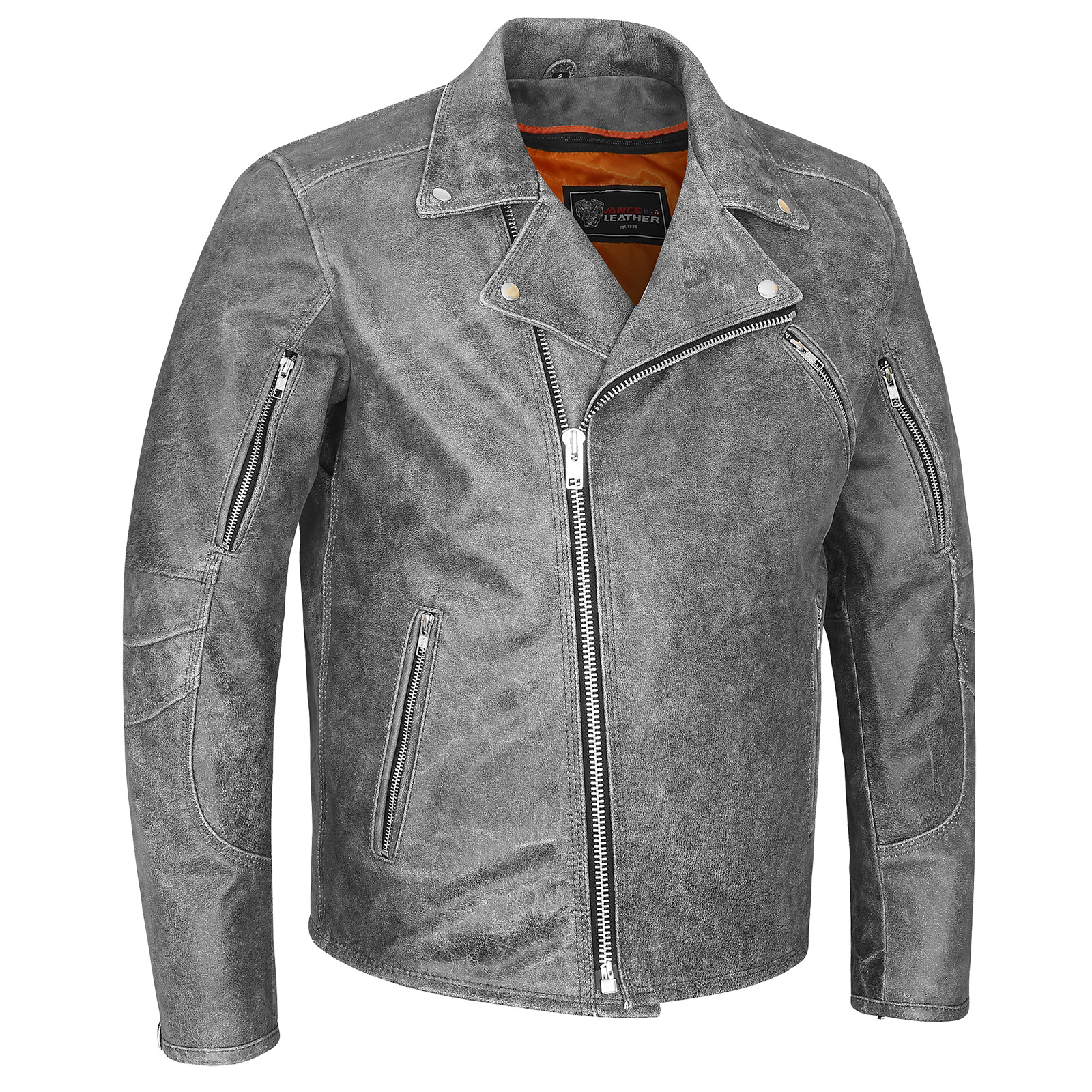 Men's Premium Leather Beltless Mcj w/ Dual Pockets & Z/o Liner