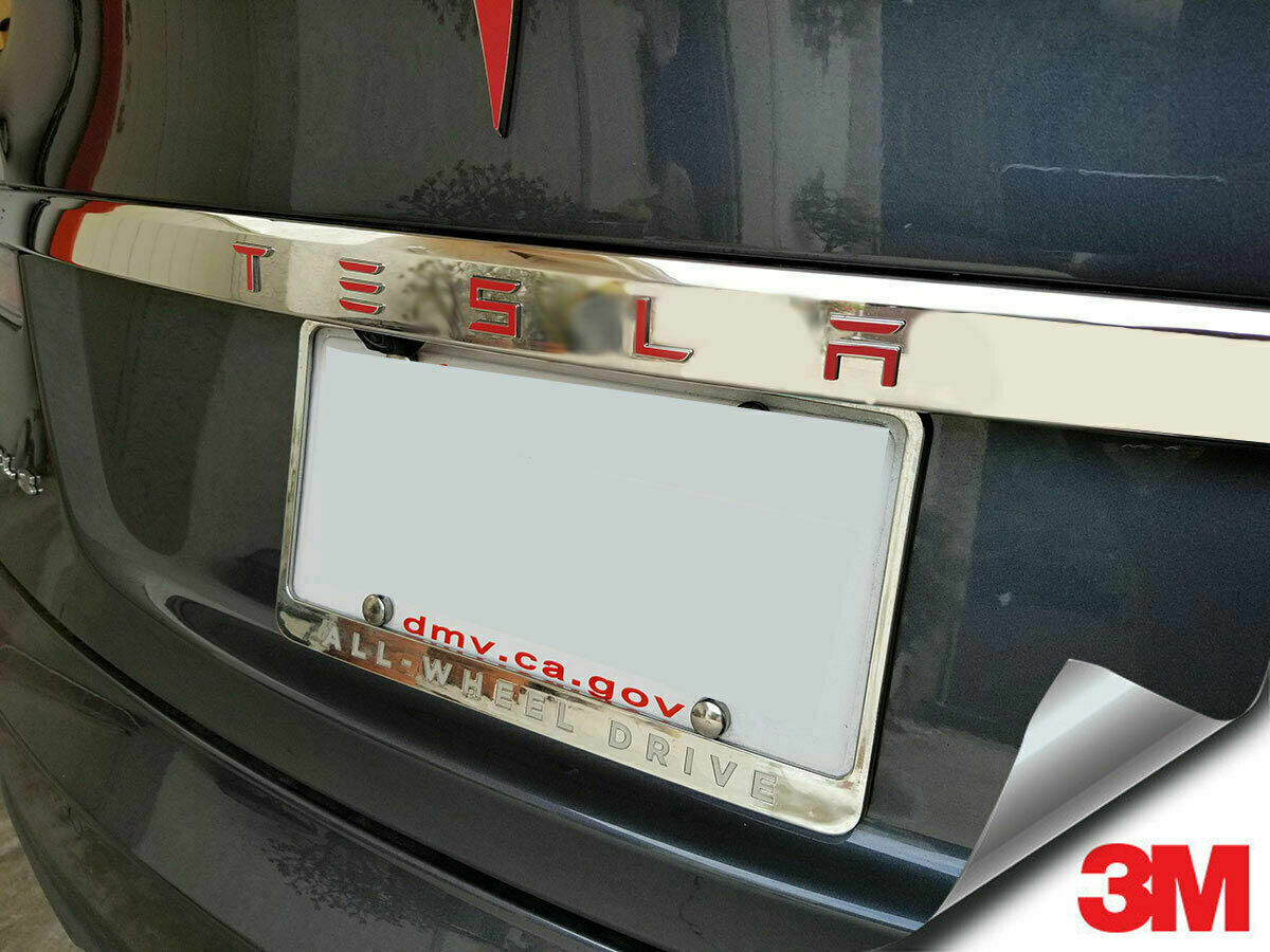 Tesla Model S / Model X Tailgate TESLA Letters decal (2012 - Current) - 3M Vinyl