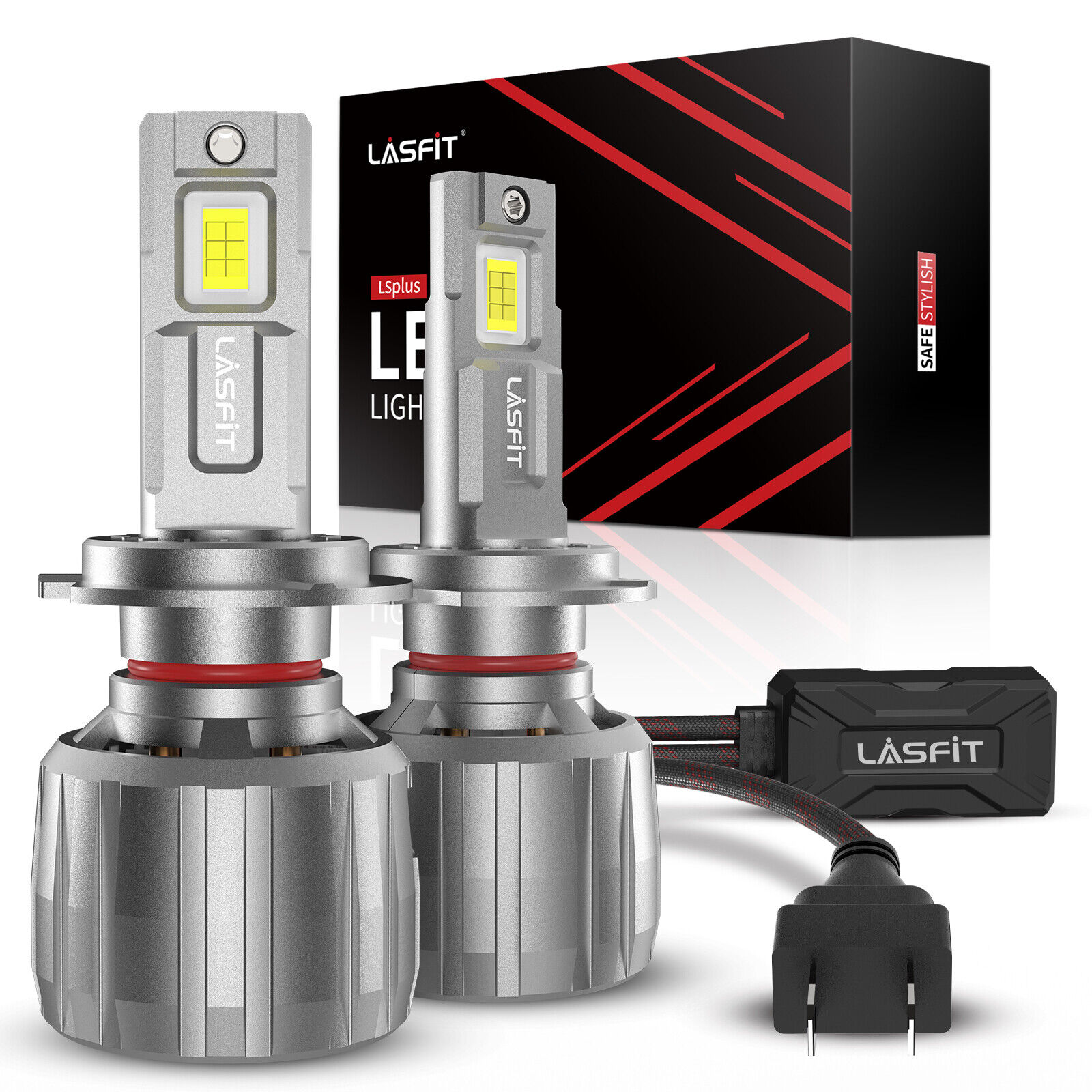 Lasfit LED Headlight Bulb High Low Beam Fog H11 H9 H13 9005 9006 9012 H7 H4 9007